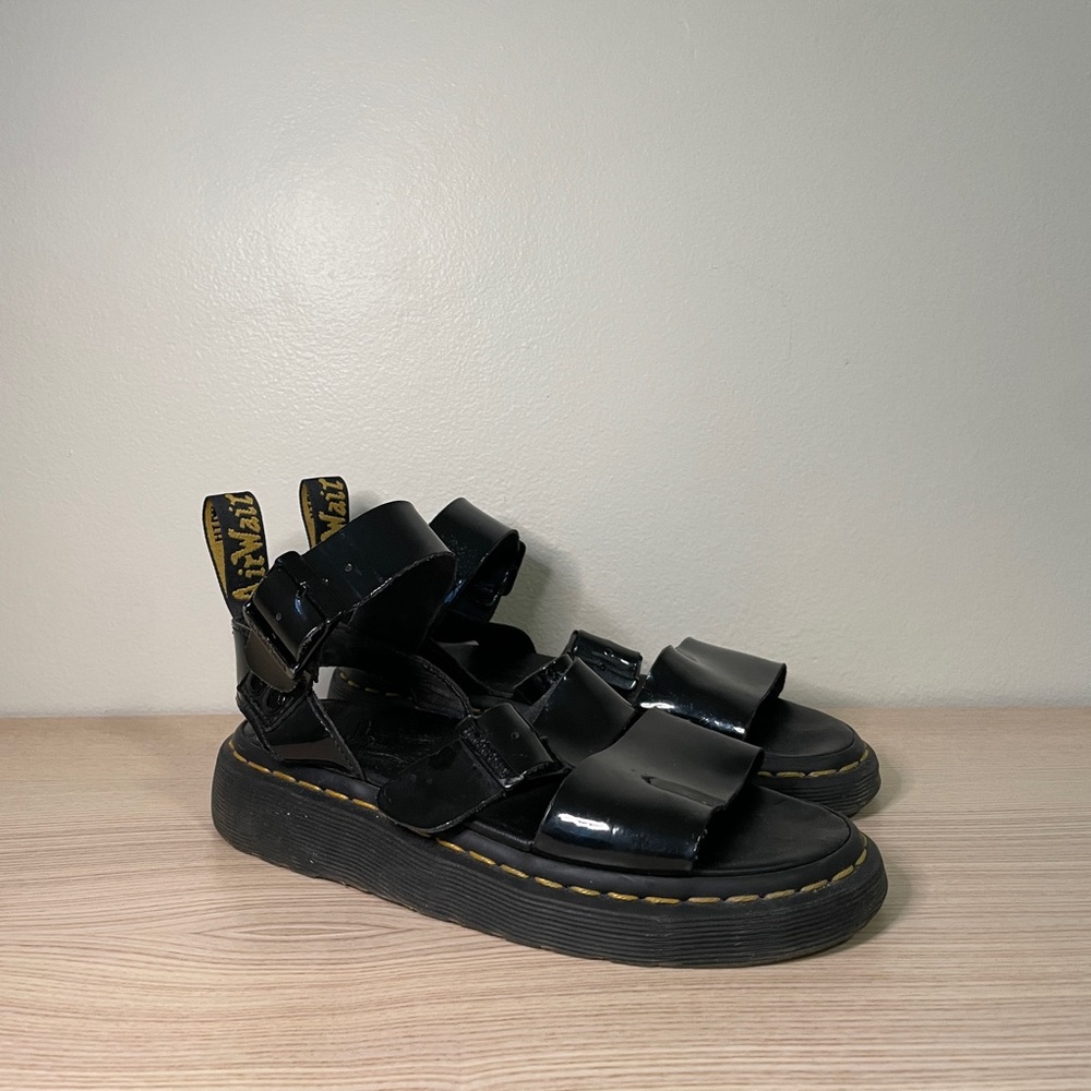 Dr Martens Women Genuine Leather Sandals with straps